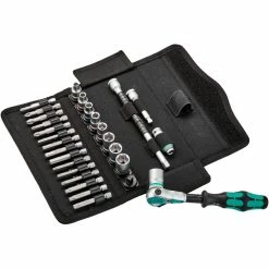 WERA 8100 SA Ratchet Wrench + 23 Bits