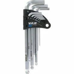 VAR CL-17800 Set Of 9 Hex Wrenches Ball End