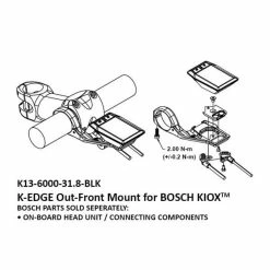 K-Edge BOSCH Ebike KEDGE Cycle Computer Mount -Fahrradausrüstung Verkäufe 600x600 272069 16500115915233
