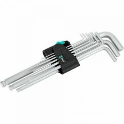 WERA 950 Set Of 9 Hex Wrenches Hex-Plus Long