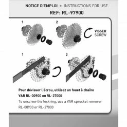 VAR Cassette Removal Tool -Fahrradausrüstung Verkäufe 600x600 77407 var demonte cassette3