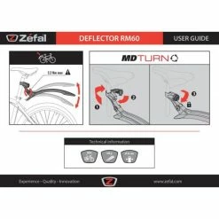 ZEFAL 26" DEFLECTOR RM60 Rear Mud Guard -Fahrradausrüstung Verkäufe 600x600 87146 15500453235069