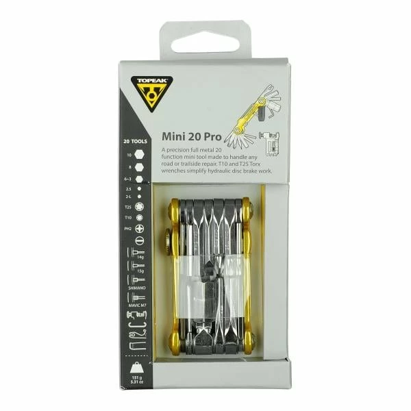 TOPEAK MINI PRO Multi Tool Gold (20 Functions + Case) 5 TOPEAK MINI PRO Multi Tool Gold (20 Functions + Case) – Bild 3