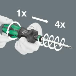 WERA TURBO Screwdriver 18 Bits -Fahrradausrüstung Verkäufe 826 t schneller schrauben5B600x6005D