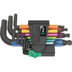 WERA 950 Set Of 9 Short Hex-Plus Wrenches
